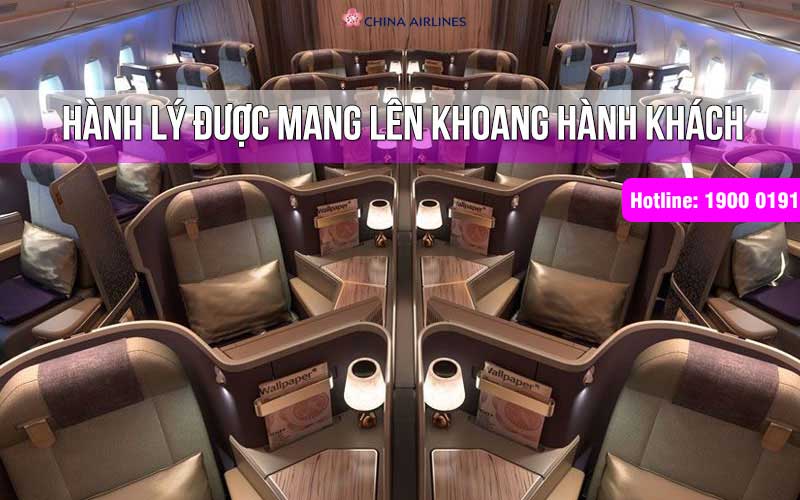 Hành lý mang lên khoang hành khách China Airlines