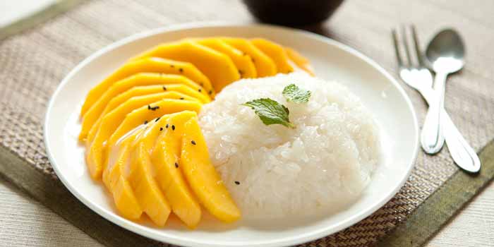 Du lịch Thái Lan: Mango Sticky Rice (Xôi Xoài)