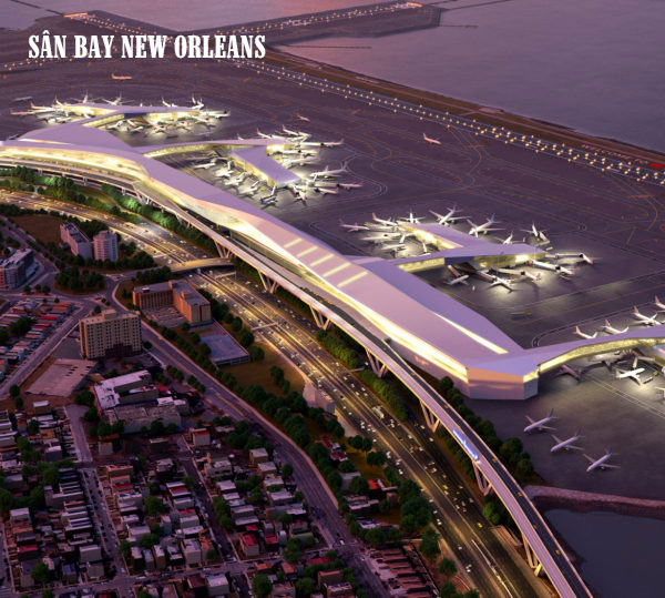 sân bay tại new orleans