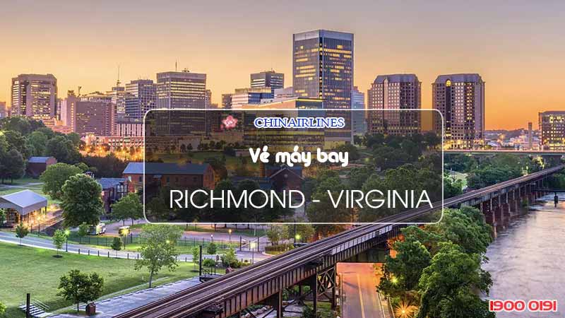 Vé máy bay đi Richmond, Virginia giá rẻ