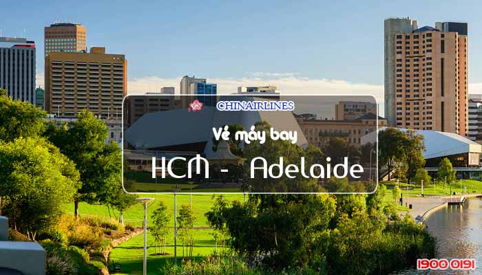 Vé máy bay HCM đi Adelaide giá rẻ
