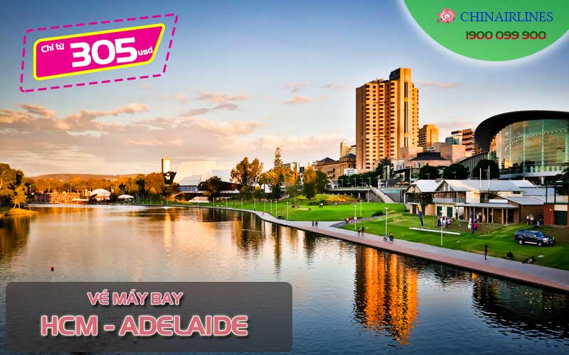 Vé máy bay HCM đi Adelaide giá rẻ