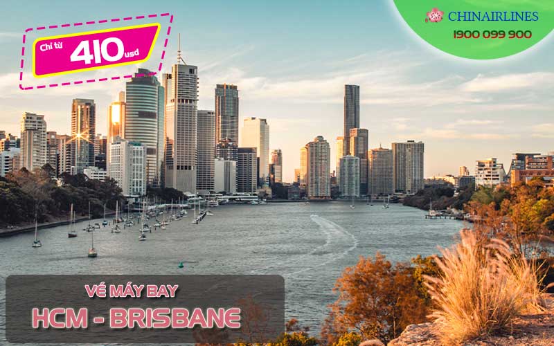 Vé máy bay HCM đi Brisbane giá rẻ