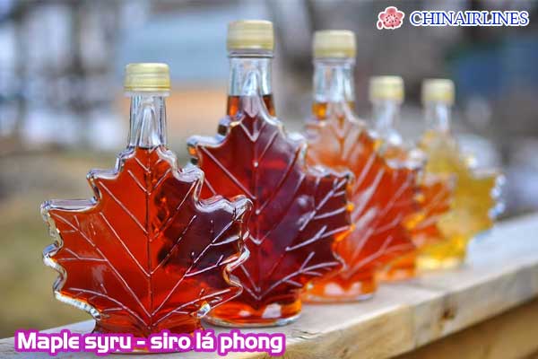 Ẩm thực Canada - Siro lá phong