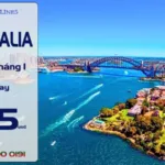 Bảng giá vé máy bay đi Úc tháng 1