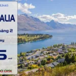 Bảng giá vé máy bay đi Úc tháng 2
