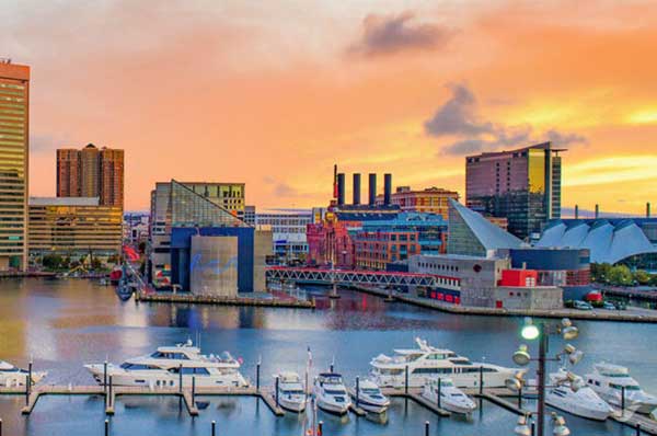 Bến cảng Inner Harbor Baltimore