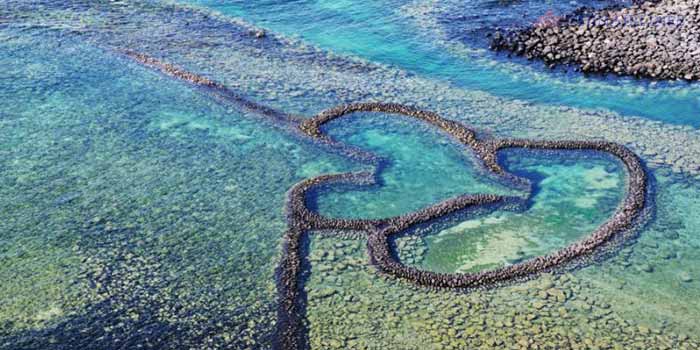 Twin Hearts Stone Weir (Bãi đá hình trái tim đôi)​