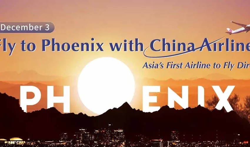 China Airlines khai thác đi Phenix, Mỹ