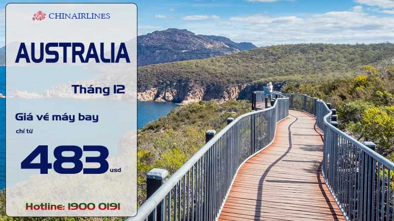 Bảng giá vé máy bay đi Úc tháng 12/2025