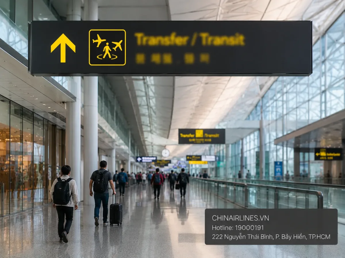 Quy trình quá cảnh tại sân bay Đào Viên TPE